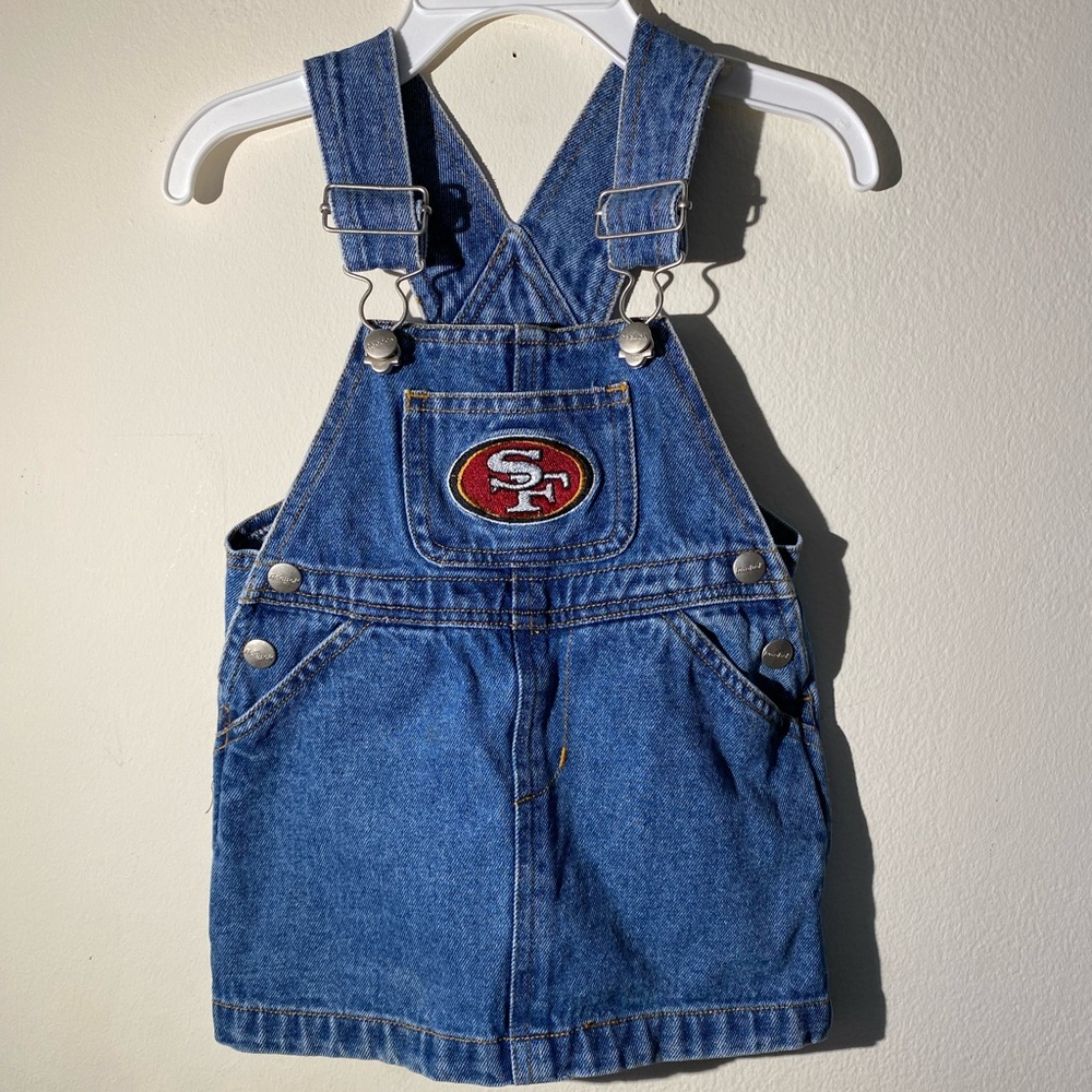 NFL San Francisco 49ers overall skirt. 12 months.